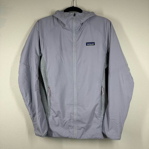 Patagonia Women's Nano-Air Light Hybrid Hoody Jacket Full Zip Gorpcore Purple L - Picture 1 of 7